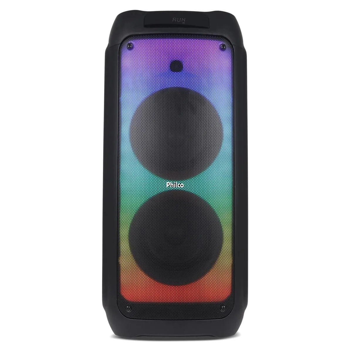 CAIXA DE SOM AMPLIFICADA BLUETOOTH FLASH LIGHTS E FULL LED 2000W PHILCO CAIXA DE SOM AMPLIFICADA BLUETOOTH FLASH LIGHTS E FULL LED 2000W PHILCO