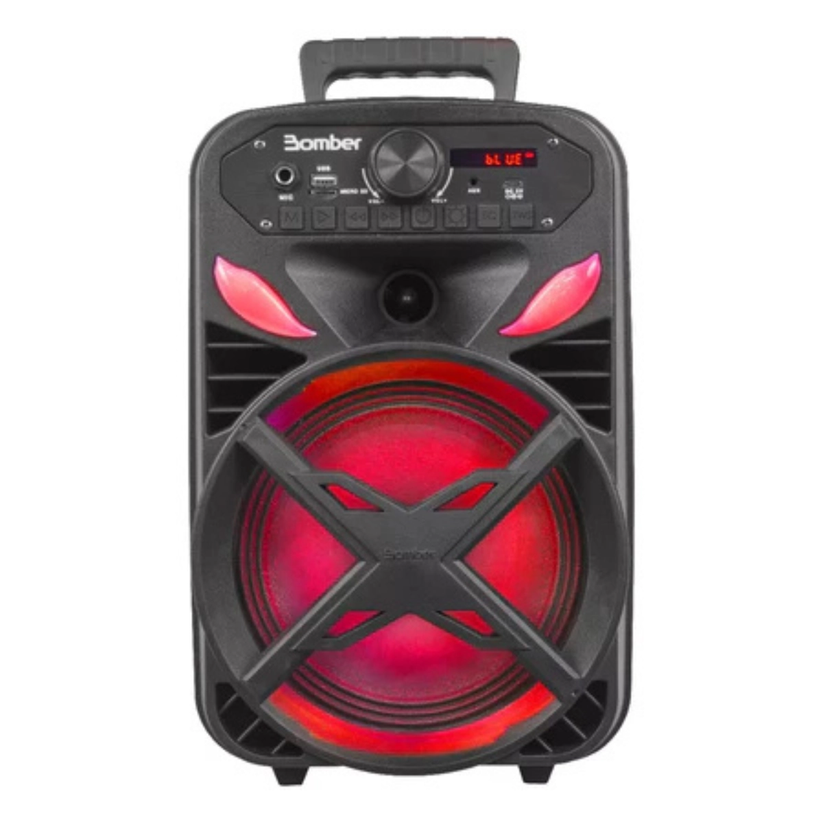 CAIXA DE SOM AMPLIFICADA BOMBER PAPÃO 300 PORTÁTIL 300W BLUETOOTH