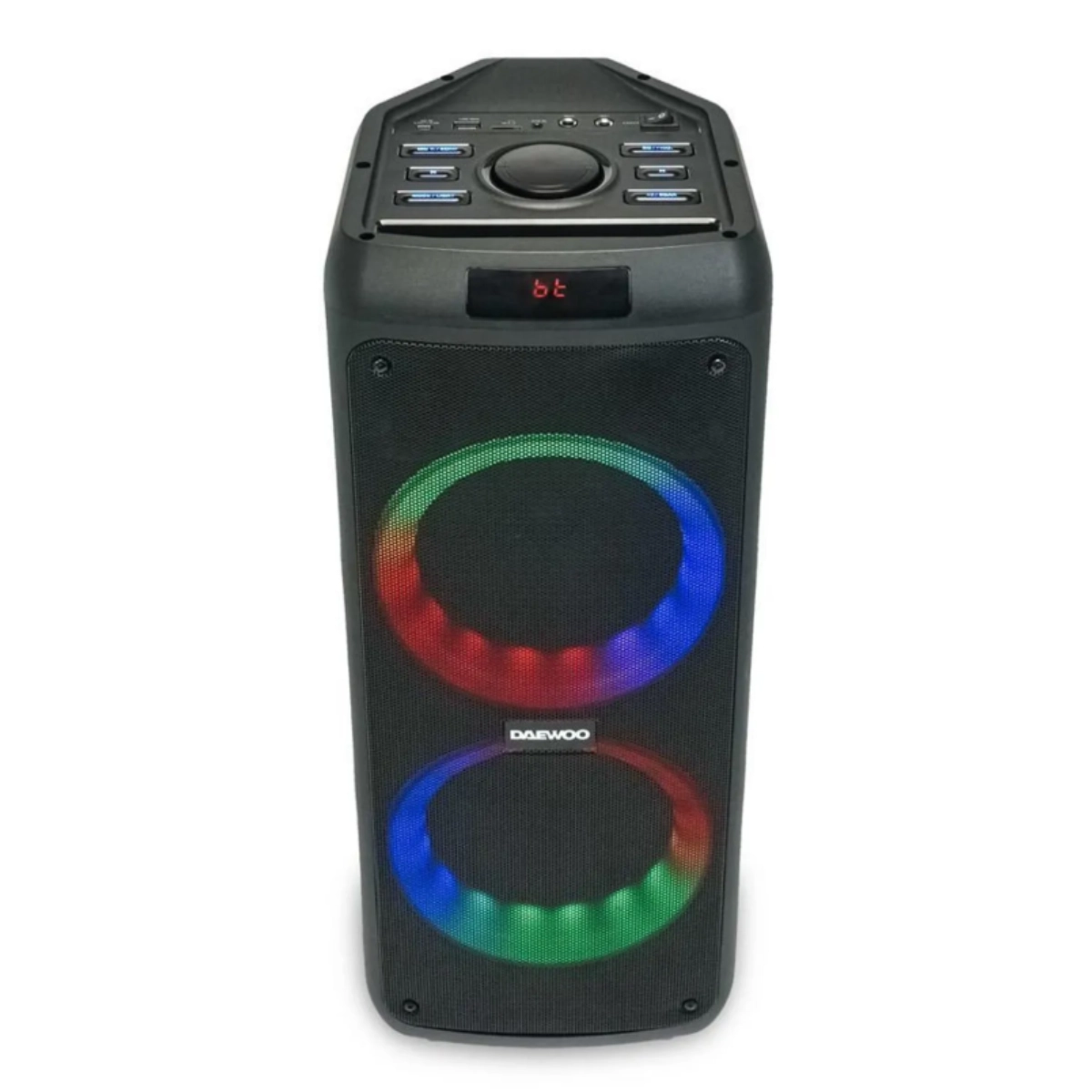 Caixa de Som Bluetooth 50W com TWS e Microfone Ideal para Festas e Eventos