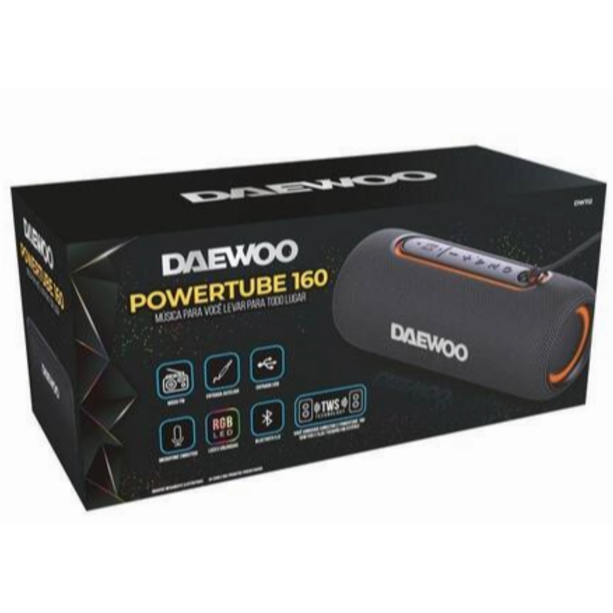 Caixa De Som Bluetooth Portátil Powertube160 Dw112 Daewoo