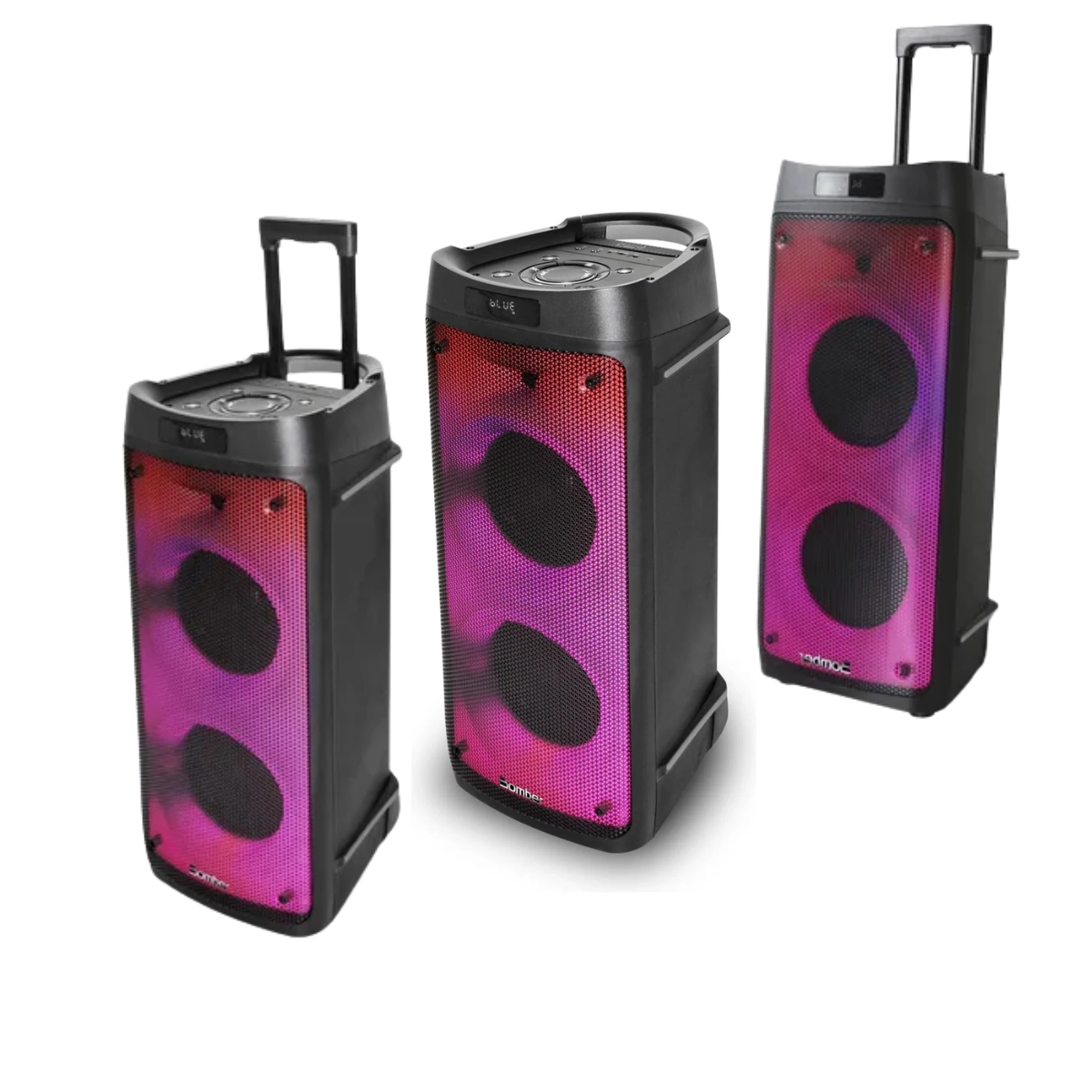 CAIXA DE SOM BLUETOOTH PORTATIL BOMBER BEATBOX 1400W BIVOLT