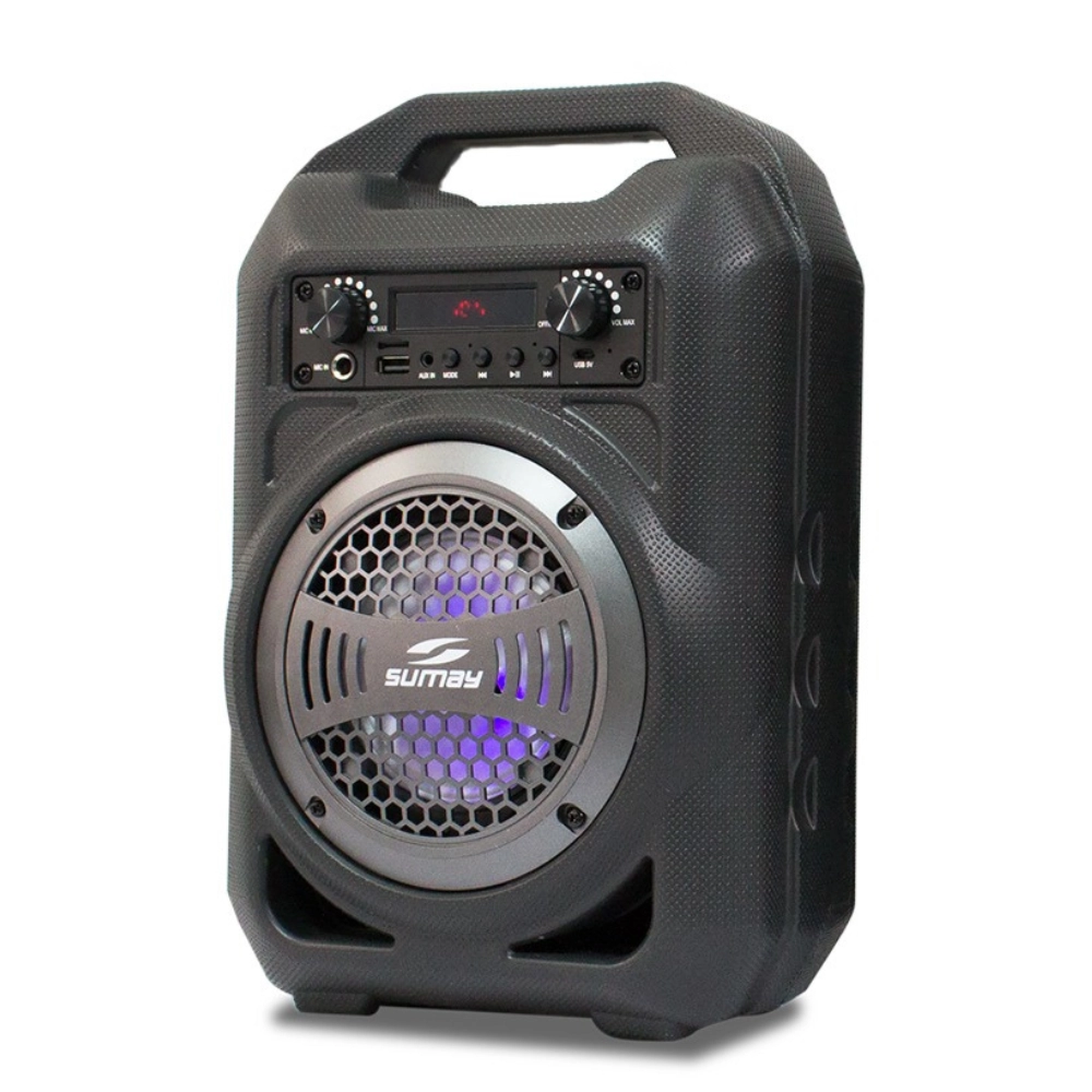 Caixa de Som Multiuso Bluetooth e Alça, Modelo Gallon Music