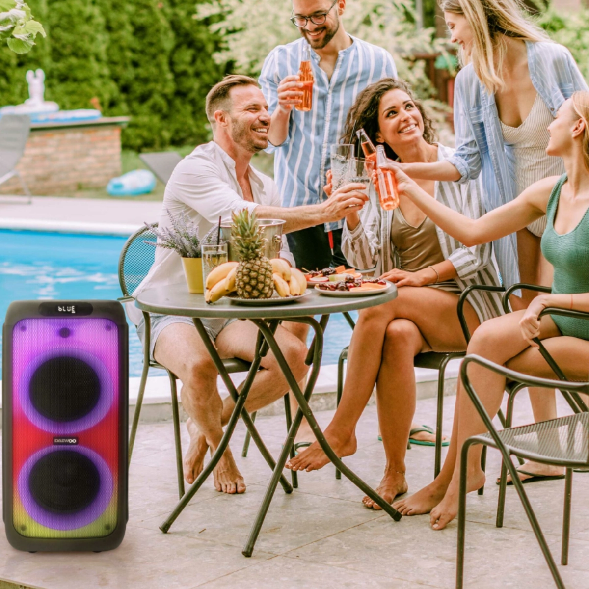 Caixa de Som Partybox 2000 Dw2000