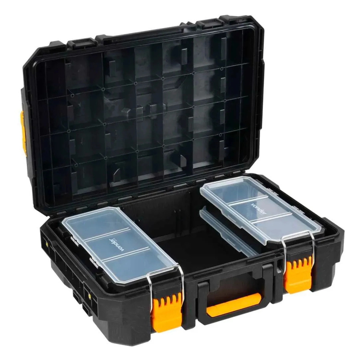 CAIXA PLÁSTICA PARA FERRAMENTAS CPV 910 VONDER PLUS AMARELA