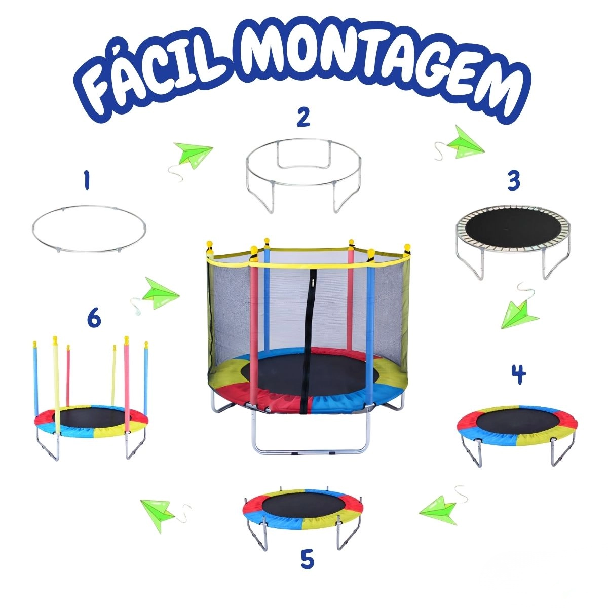 CAMA ELASTICA E TRANPOLIM INFANTIL IMPORTWAY 140CM COLORIDA CAMA ELASTICA E TRANPOLIM INFANTIL IMPORTWAY 140CM COLORIDA