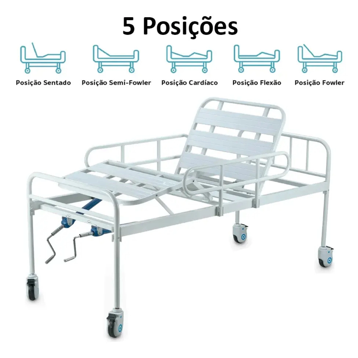 Cama Hospitalar Manual 2 Movimentos Dx2 Cama Hospitalar Manual 2 Movimentos Dx2