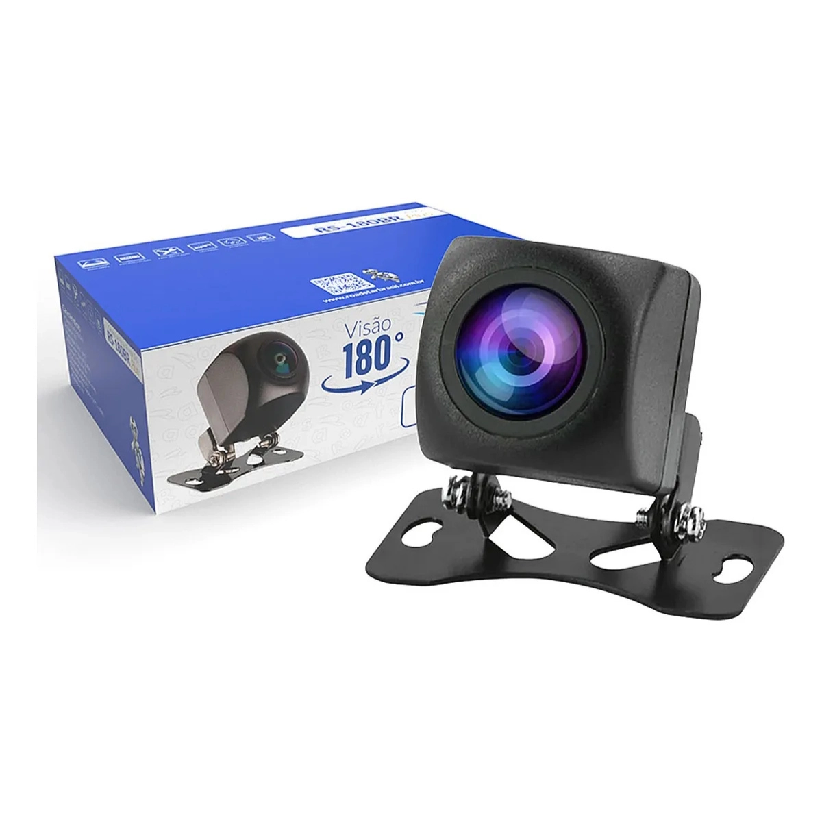 CAMERA AUTOMOTIVA DE RE FRONTAL ROADSTAR RS180 BR PLUS VISAO