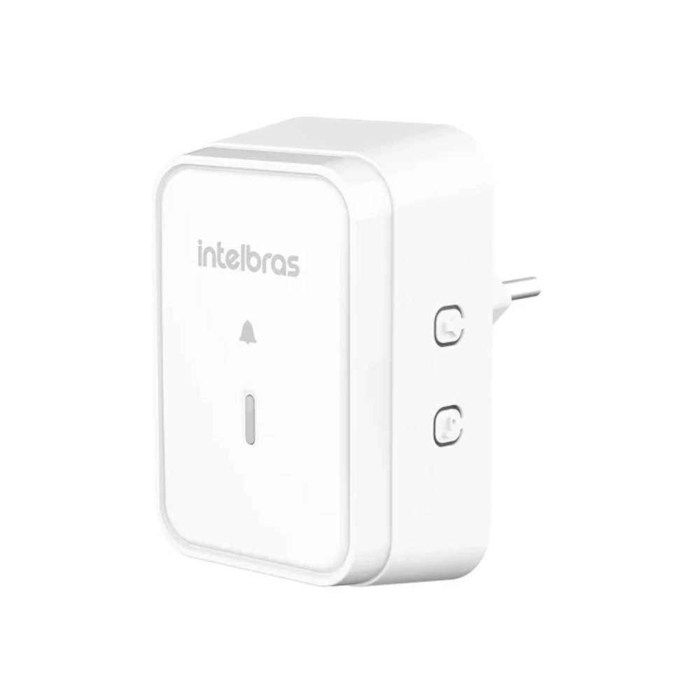 CAMPAINHA INTERBRAS SEM FIO COM BATERIA BRANCO BIVOLT