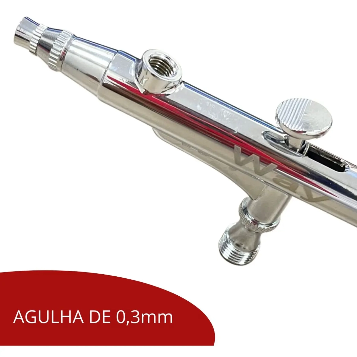 CANETA AERÓGRAFO DUPLA AÇÃO 2 CANECAS IMPORTWAY IWCA-2C CANETA AERÓGRAFO DUPLA AÇÃO 2 CANECAS IMPORTWAY IWCA-2C