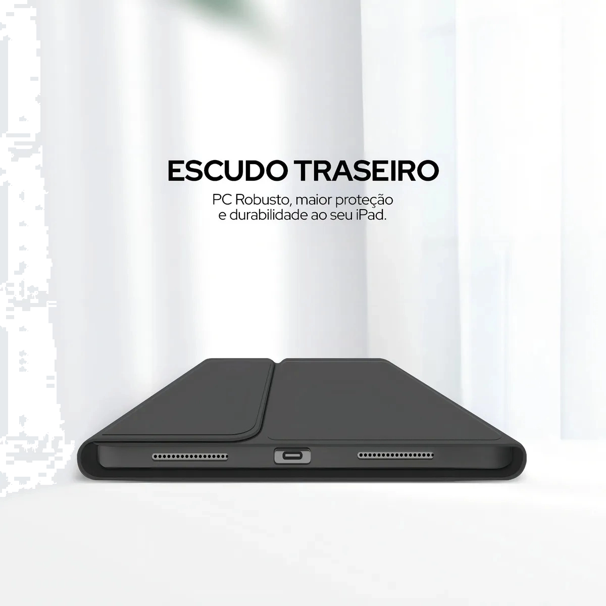 CAPA IPAD 10 GERAÇÃO 10,9 WB COM TECLADO TRACKPAD ESPAÇO PENCIL PRETA