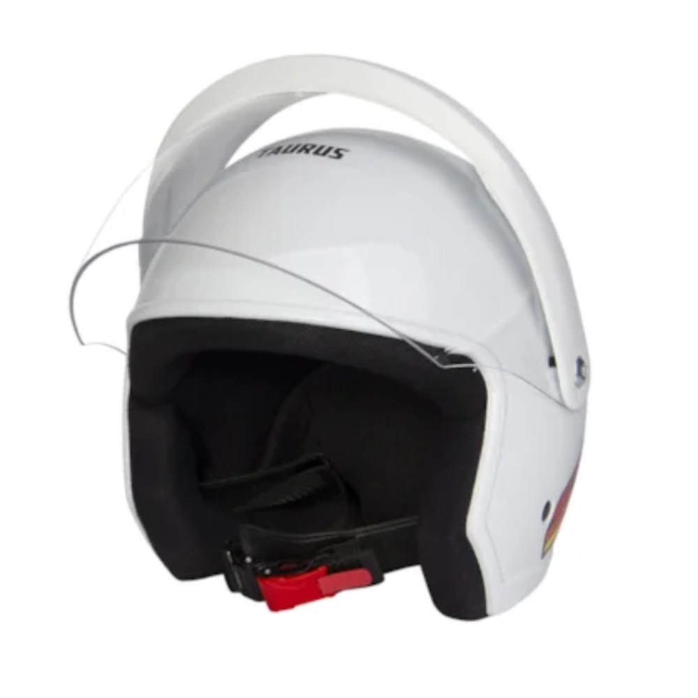 Capacete Aberto Taurus Wind Visor Xl Branco N 56
