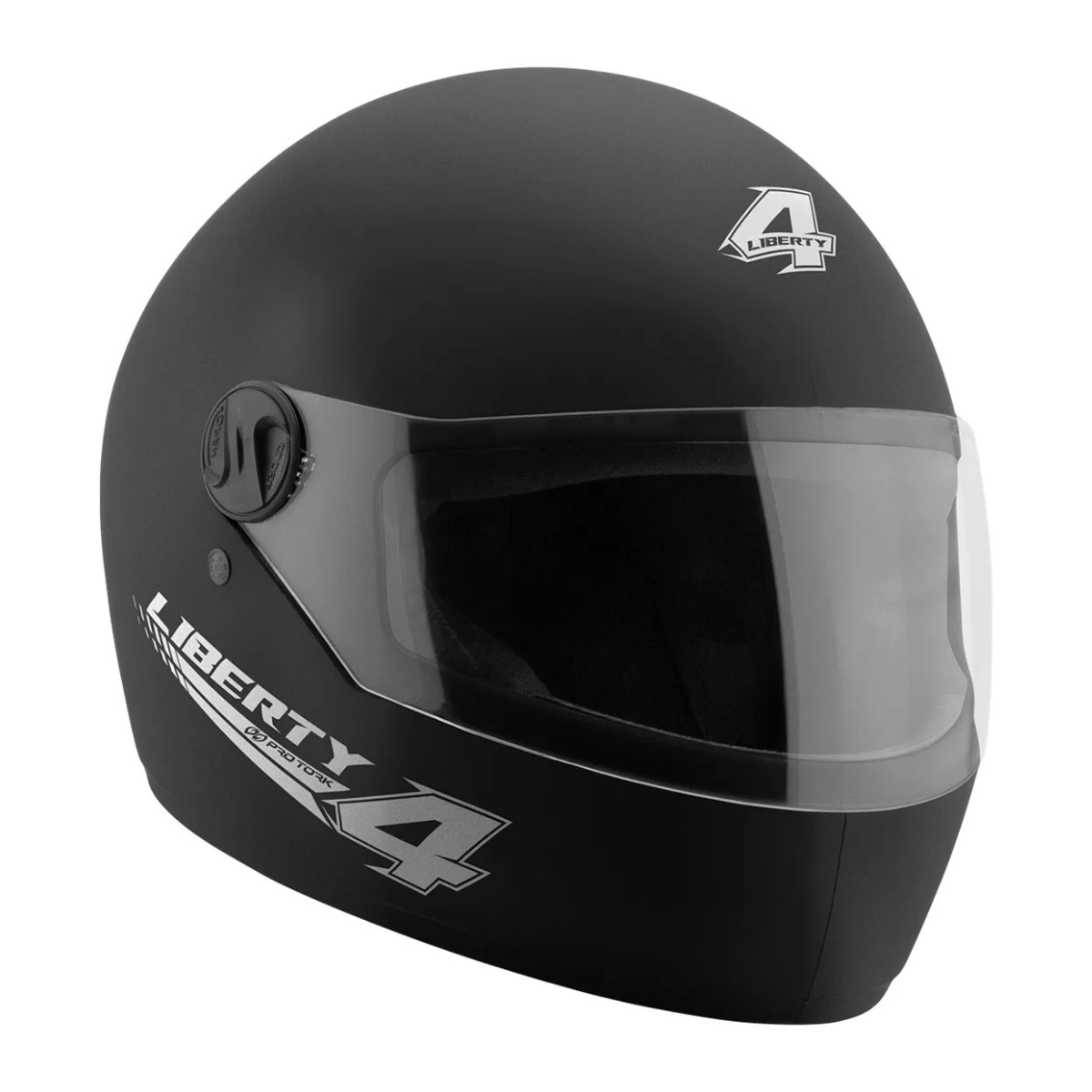 CAPACETE DE MOTO LIBERTY 4 GIRLS PROTORK 58 FECHADO PRETO FOSCO