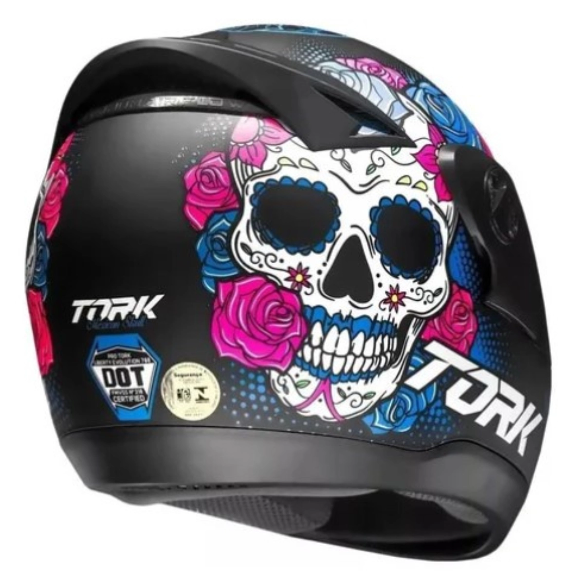 Capacete G7 Mexican Skull Pro Tork N 60 Arte Estilo e Segurança Capacete G7 Mexican Skull Pro Tork N 60 Arte Estilo e Segurança