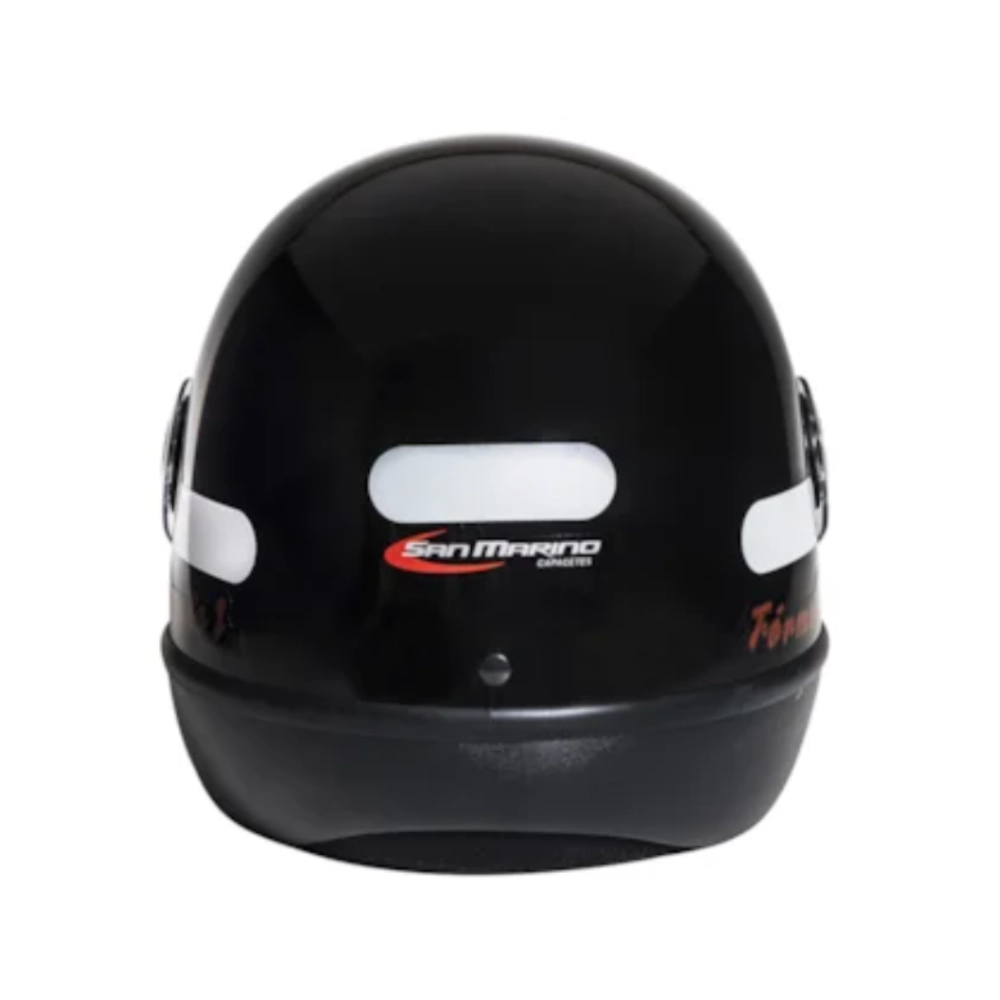 Capacete para Moto Integral San Marino Classic Preto Tamanho 56