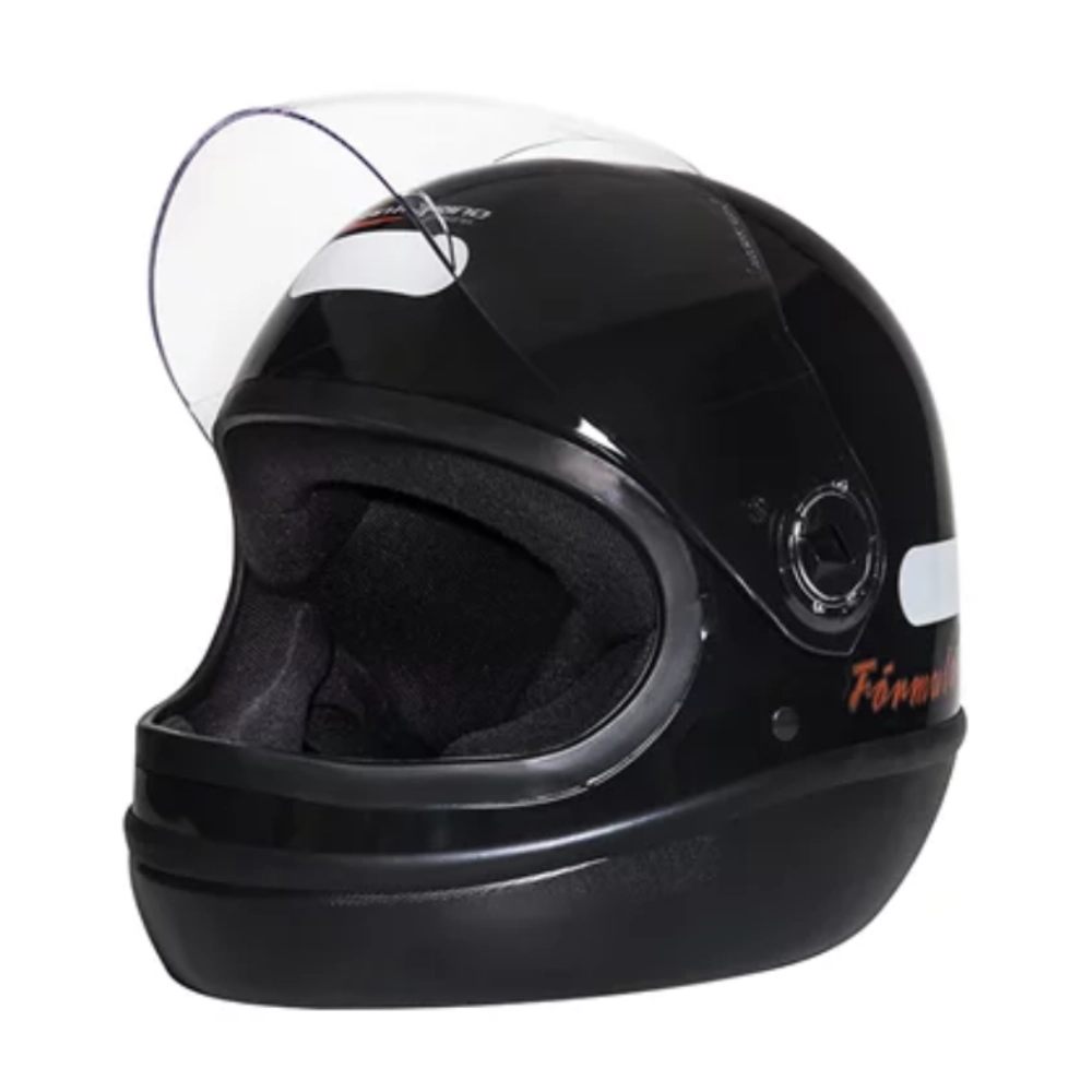 Capacete para Moto Integral San Marino Classic Preto Tamanho 56
