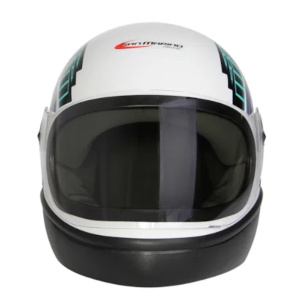 Capacete para Moto Integral San Marino Grafic Ll Branco Tamanho 56 Capacete para Moto Integral San Marino Grafic Ll Branco Tamanho 56