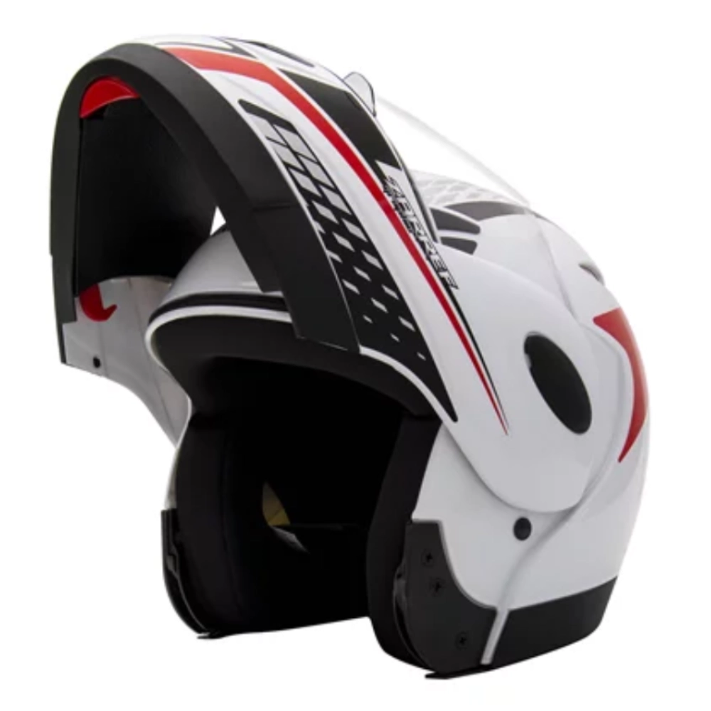 Capacete Zarref V4 Grafic Taurus Robocop Articulado Retratil N 58