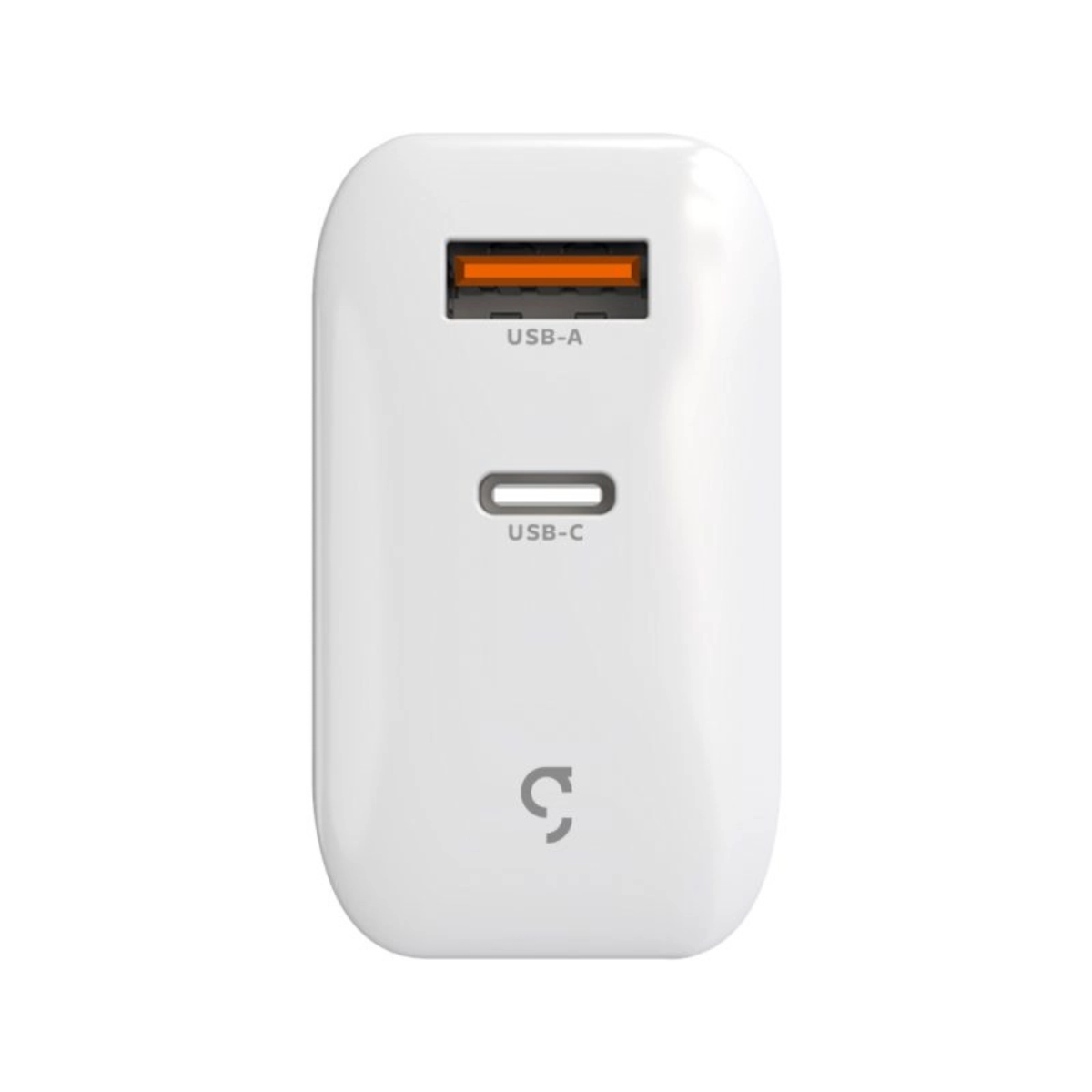 CARREGADOR DE TOMADA GEONAV SUPER POWER GAN DUO USB-C X USB-A 2 PORTAS