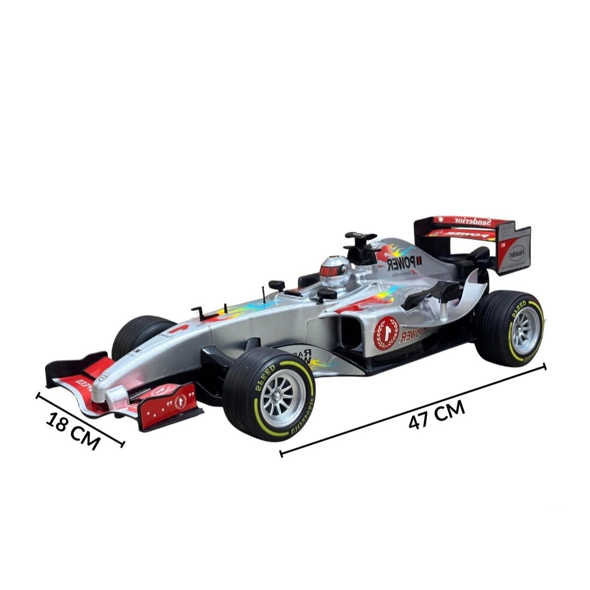 CARRINHO CONTROLE REMOTO CORRIDA FORMULA 1 IMPORTWAY 1:10 CINZA F1 CARRINHO CONTROLE REMOTO CORRIDA FORMULA 1 IMPORTWAY 1:10 CINZA F1
