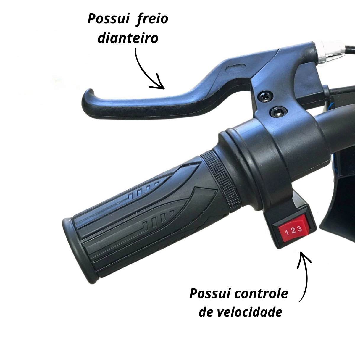 CARRINHO DRIFT TRICICLO INFANTIL IMPORTWAY ATE 50KG 120W PRETO 