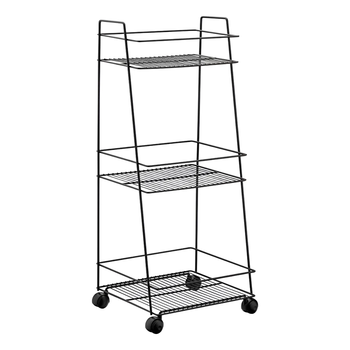 CARRINHO ORGANIZADOR MULTIUSO GUADALUPE 3 ANDARES PRETO SCHMITT