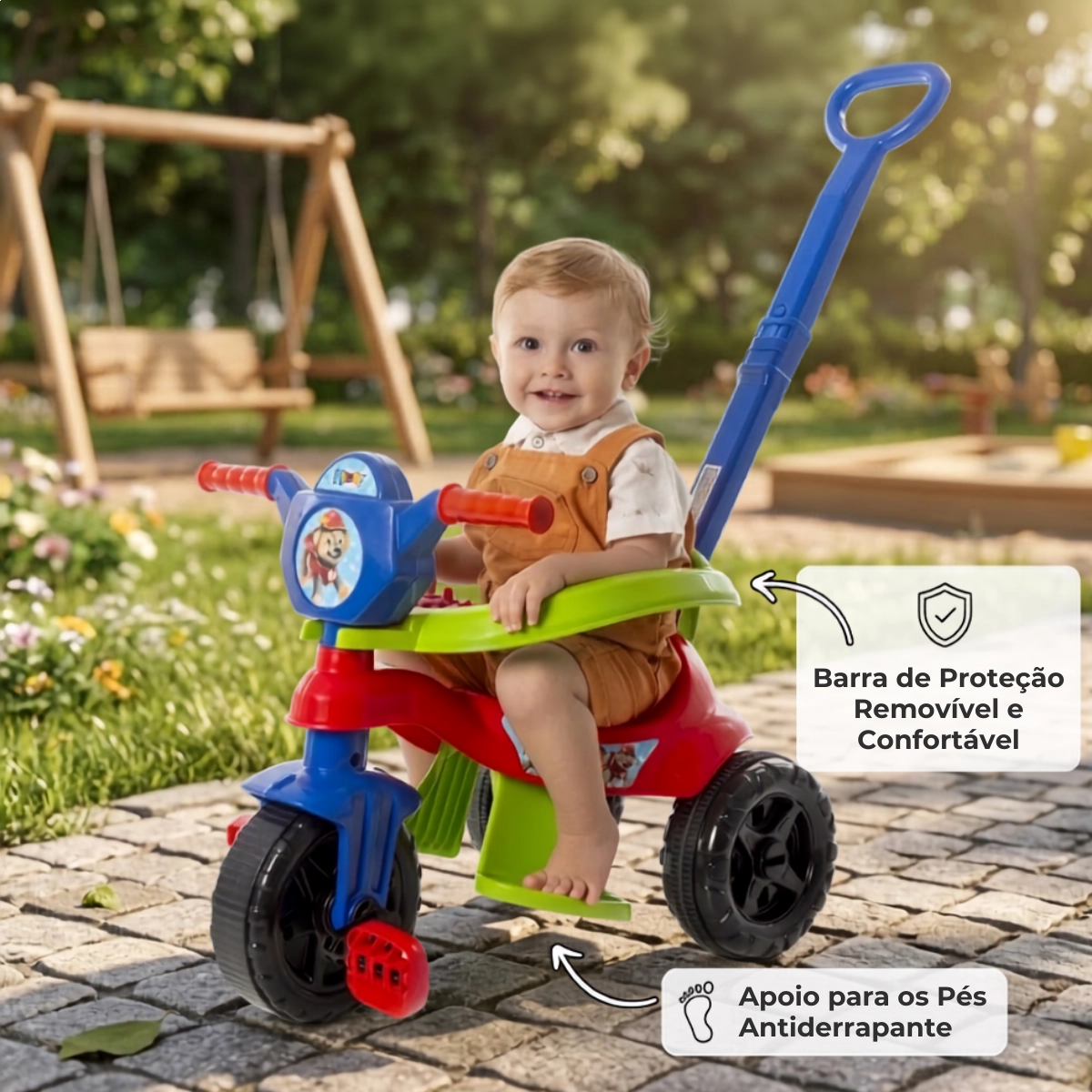 CARRINHO PASSEIO E PEDAL KEMOTOCA PATRULHA BABY VERMELHO KENDY CARRINHO PASSEIO E PEDAL KEMOTOCA PATRULHA BABY VERMELHO KENDY