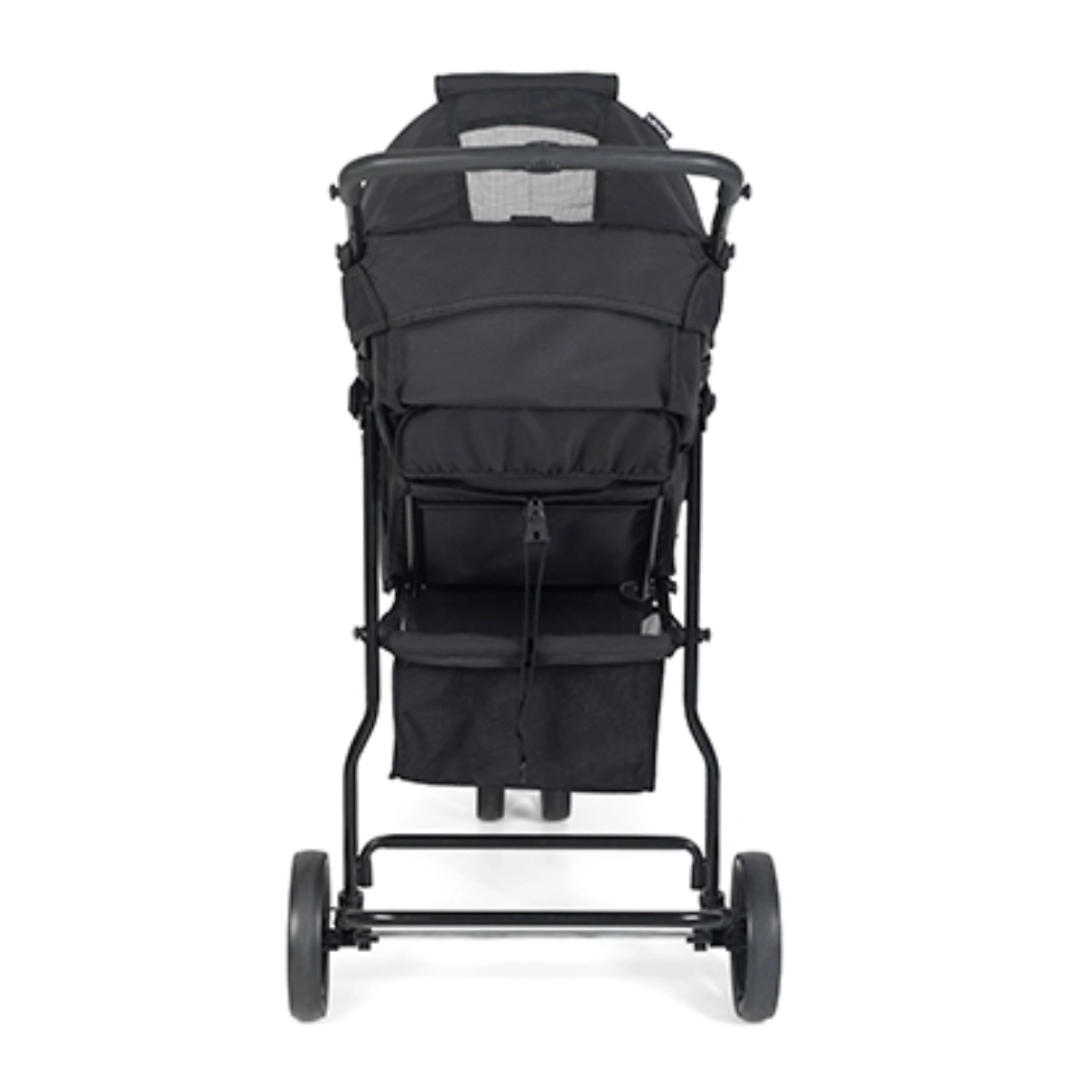 Carrinho Tutti Baby Hórus II Preto/Cinza 3 Rodas com Encosto Reclinável