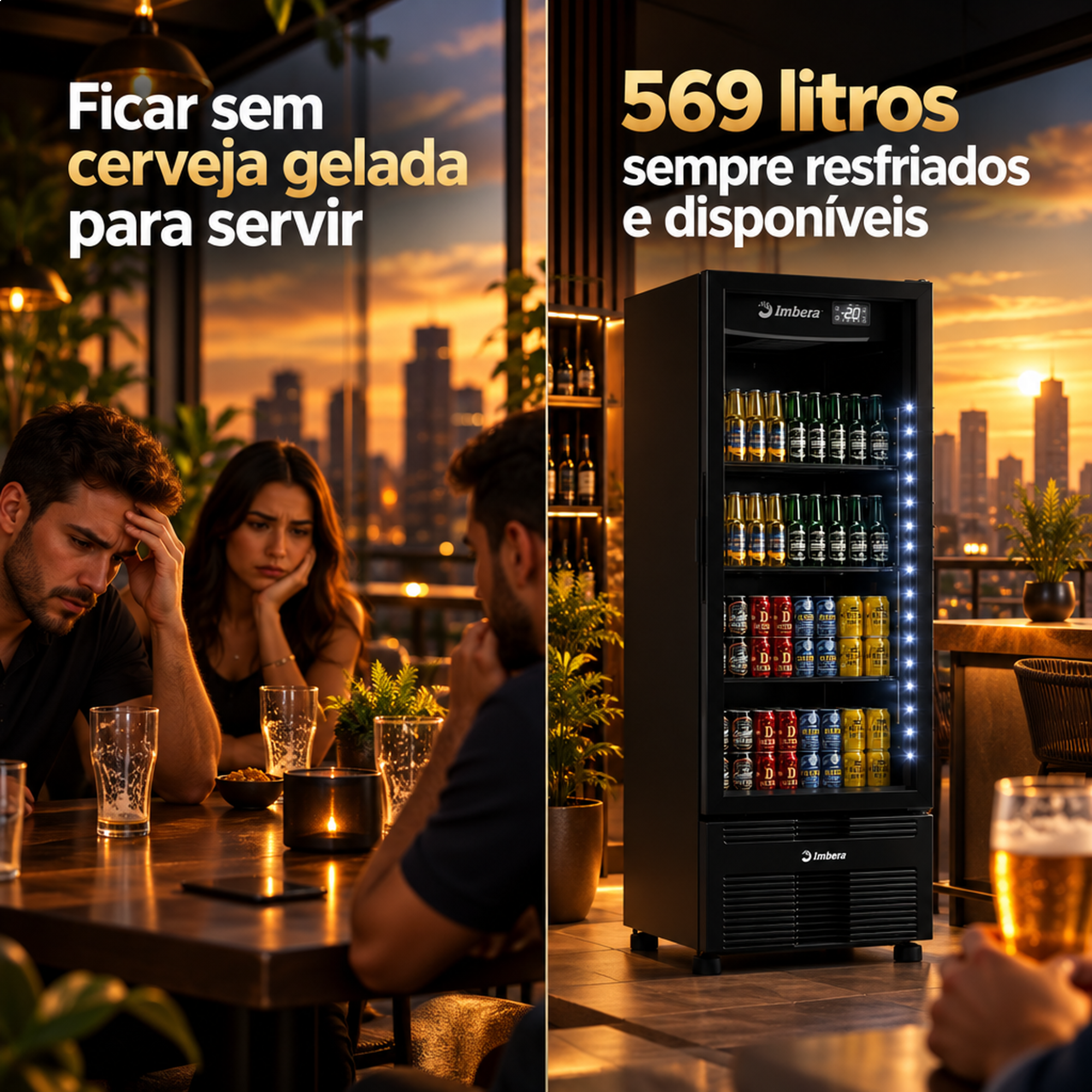 CERVEJEIRA VERTICAL 569L IMBERA CCV355S PRETO VIDRO BIVOLT CERVEJEIRA VERTICAL 569L IMBERA CCV355S PRETO VIDRO BIVOLT