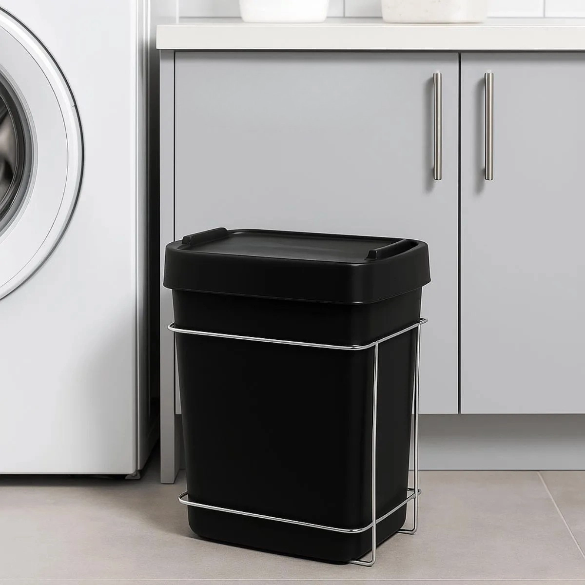 CESTO DE PORTA 8L LIXEIRA PEQUENA TAMPA C/ABERTURA DUPLA PRETO CESTO DE PORTA 8L LIXEIRA PEQUENA TAMPA C/ABERTURA DUPLA PRETO