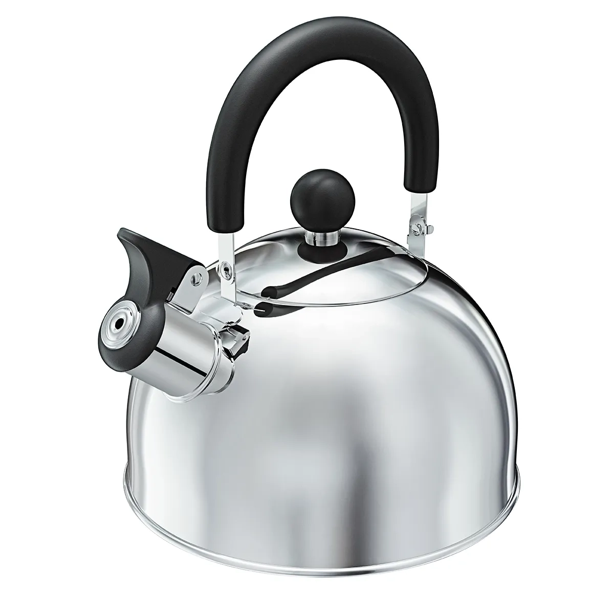 CHALEIRA COM APITO EURO HOME FLEX 1,7L CABO ANTITERMICO DOBRAVEL