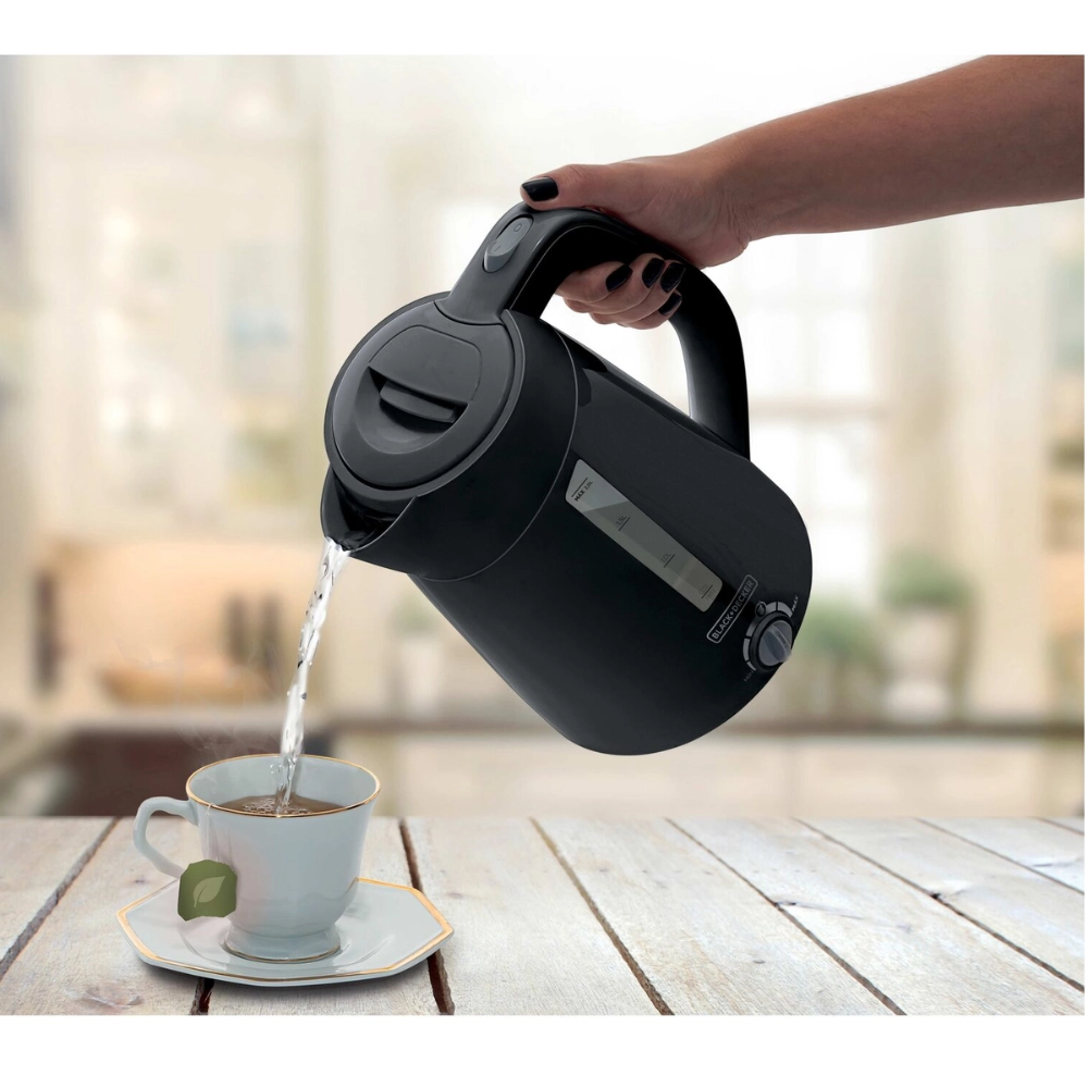 Chaleira Elétrica Black+Decker com Seletor de Temperatura 1,7L Inox 127V 1250W
