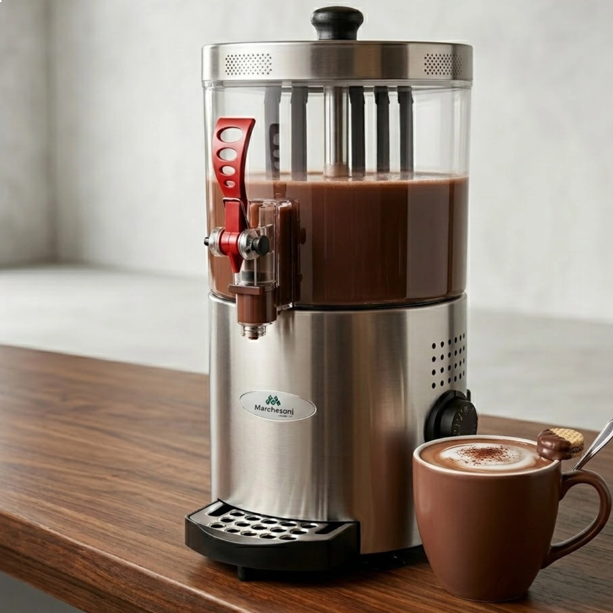 CHOCOLATEIRA ELETRICA VERSATIL INOX MARCHESONI 3 LITROS 220V CHOCOLATEIRA ELETRICA VERSATIL INOX MARCHESONI 3 LITROS 220V