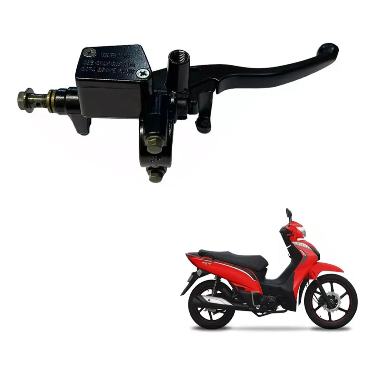 Cilindro Mestre Shineray Jet50/125cc 2020 até 2024 Freio Cbs Cilindro Mestre Shineray Jet50/125cc 2020 até 2024 Freio Cbs