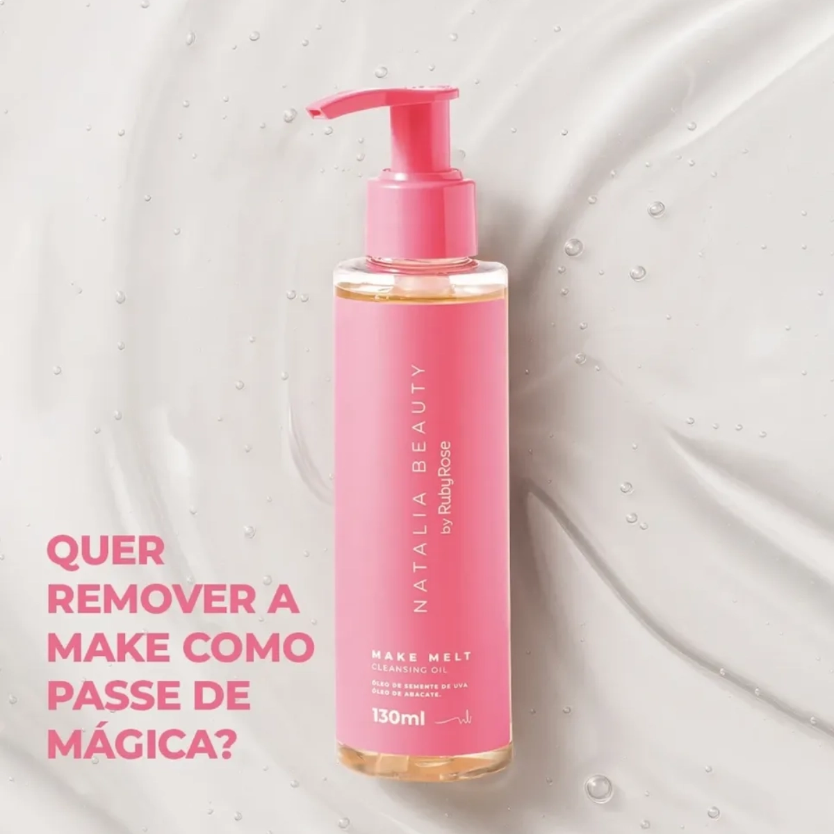 CLEANSING OIL NATALIA BEAUTY RUBY ROSE MAKE MELT DEMAQUILANTE CLEANSING OIL NATALIA BEAUTY RUBY ROSE MAKE MELT DEMAQUILANTE