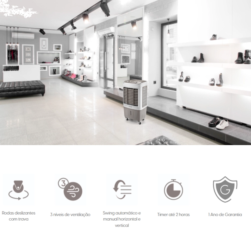 Climat.Coml. Big Air, 45 Litros, 127v