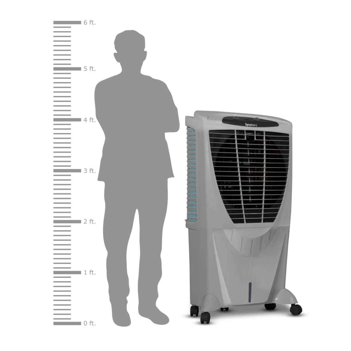 CLIMATIZADOR DE AR SYMPHONY 80L WINTER 80XL CINZA 220V
