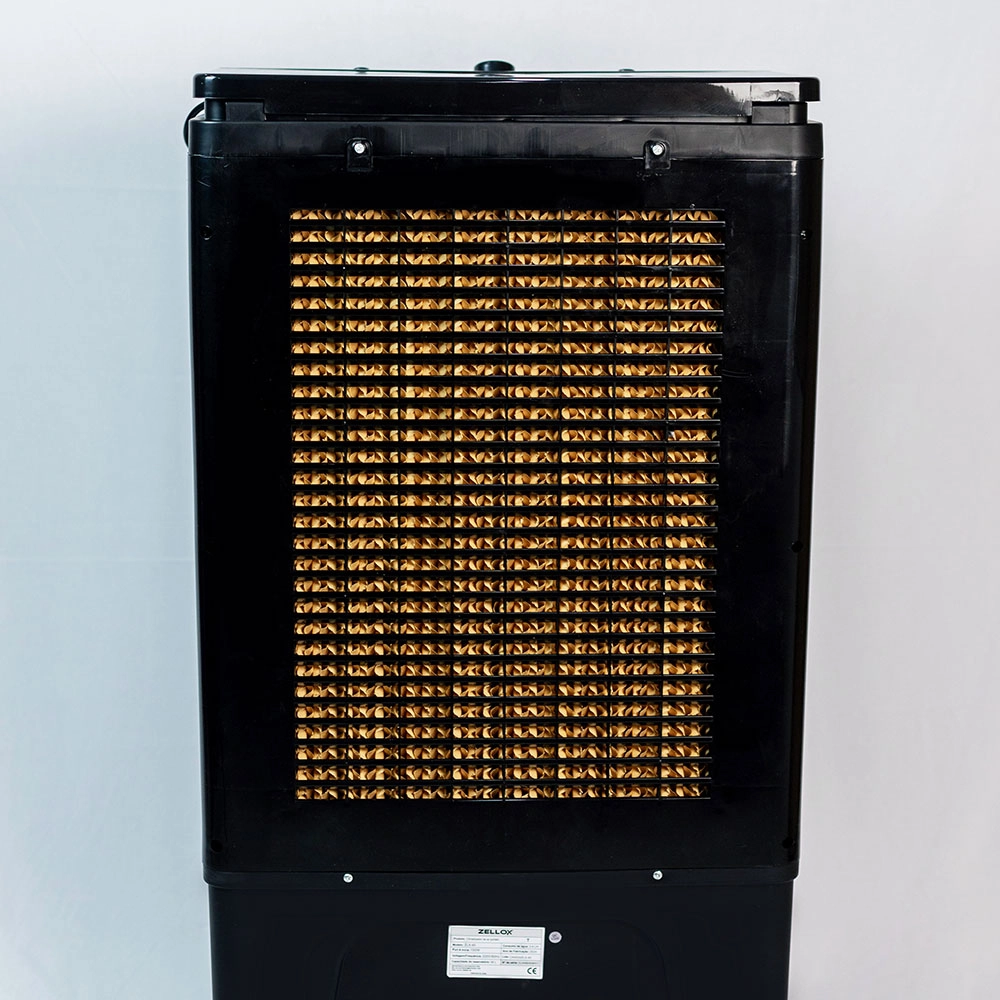 CLIMATIZADOR E UMIDIFICADOR DE AR PORTÁTIL 45 LITROS 4 FUNÇÕES 127V PRETO - ZELLOX CLIMATIZADOR E UMIDIFICADOR DE AR PORTÁTIL 45 LITROS 4 FUNÇÕES 127V PRETO - ZELLOX