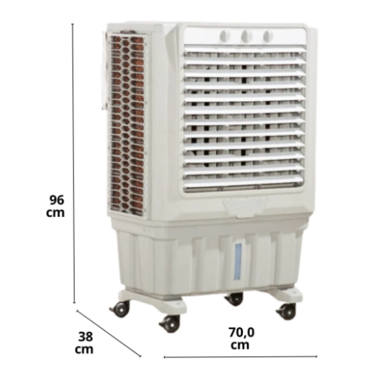 CLIMATIZADOR  PORTÁTIL CINZA 45 LITROS  220V - POLO CLIMA 