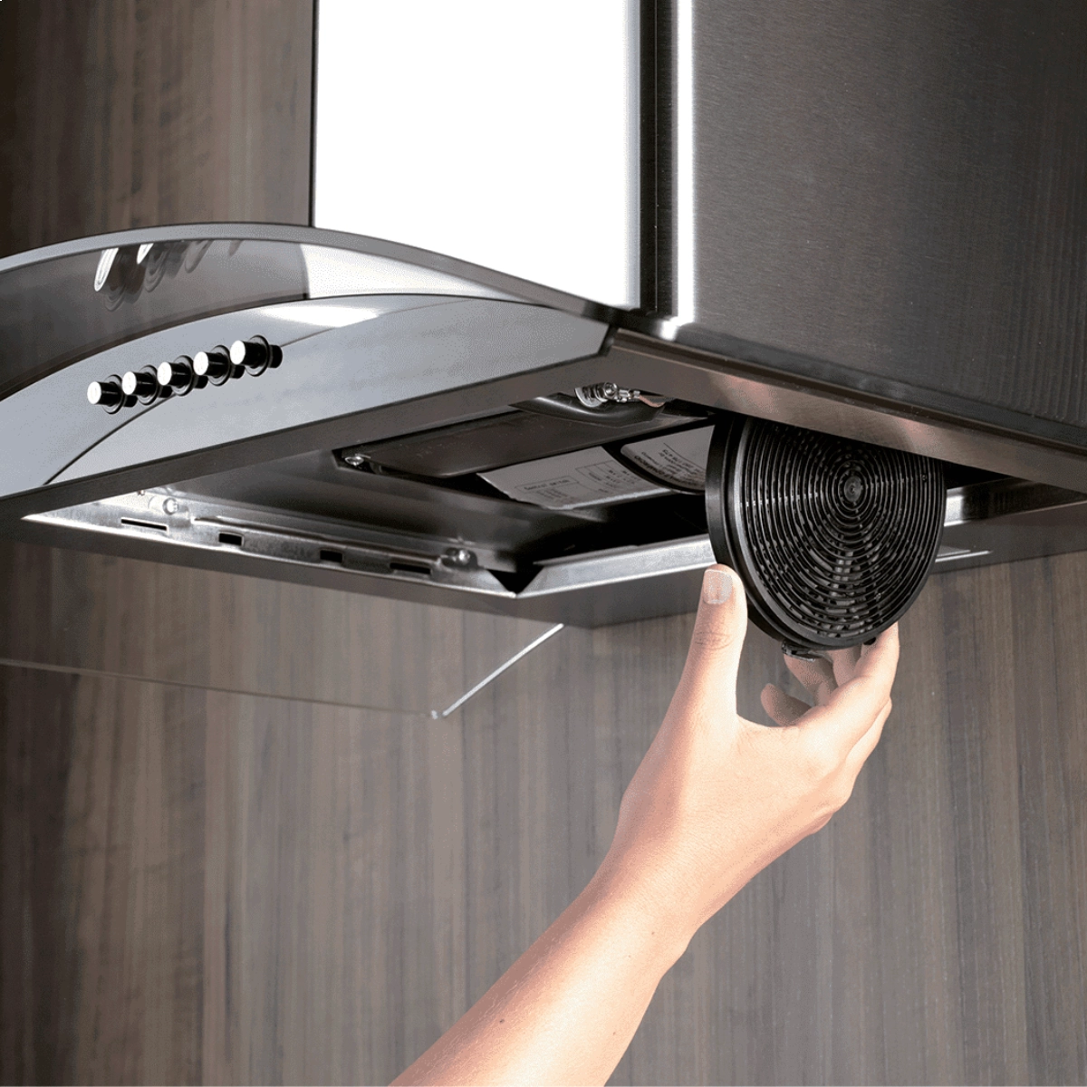 COIFA DE PAREDE FISCHER INOX ESCOVADO 127V TALENT FIT LINE 60CM VIDRO