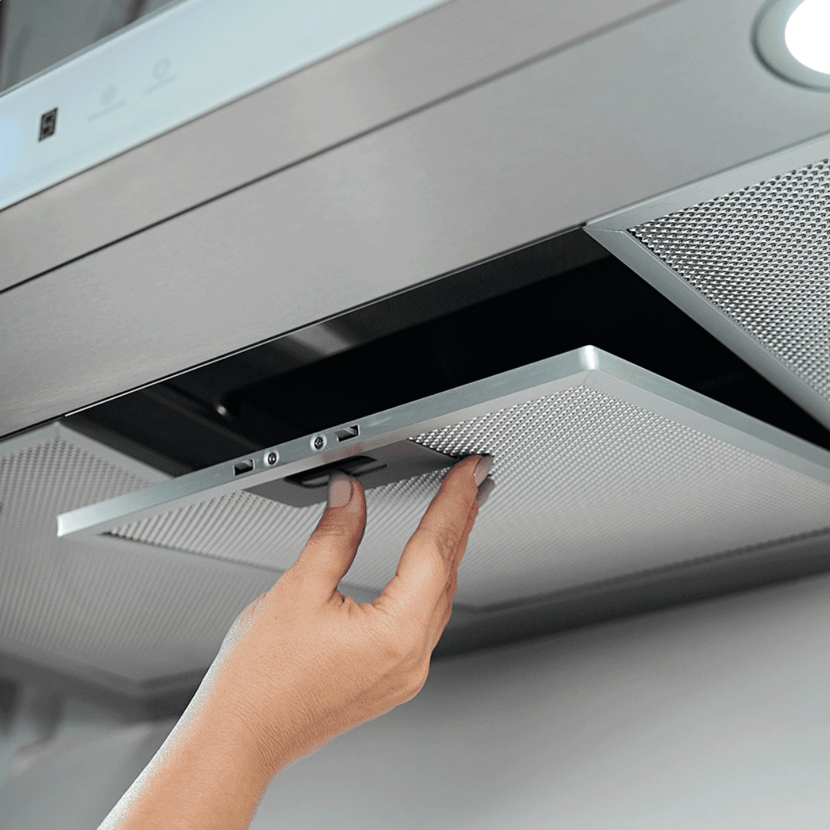 COIFA DE PAREDE INFINITY 90 CM VIDRO DIGITAL TOUCH PRETO 220V - FISCHER 