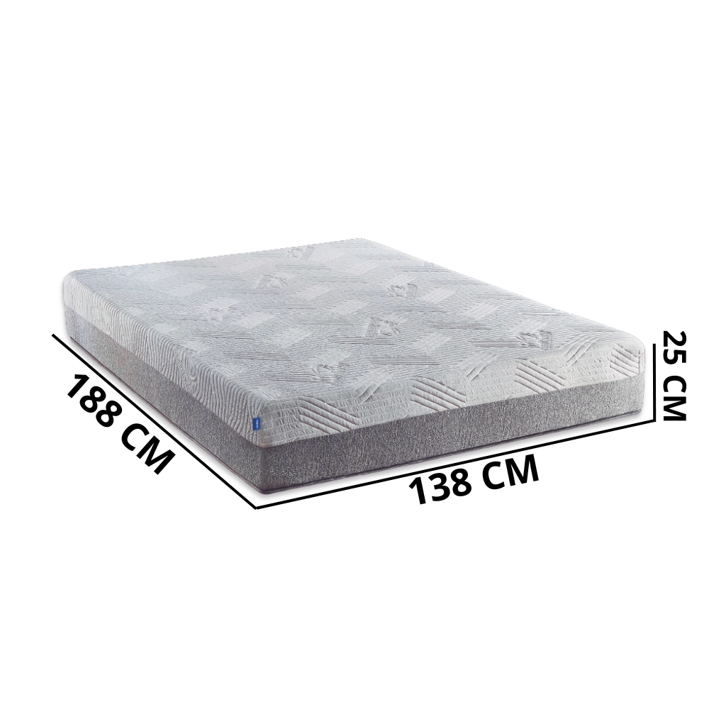 Colchão A Vacuo Viscoelástico FIT VISCO  Conforto, Alívio de Pressão e Otimas Noites de Sono