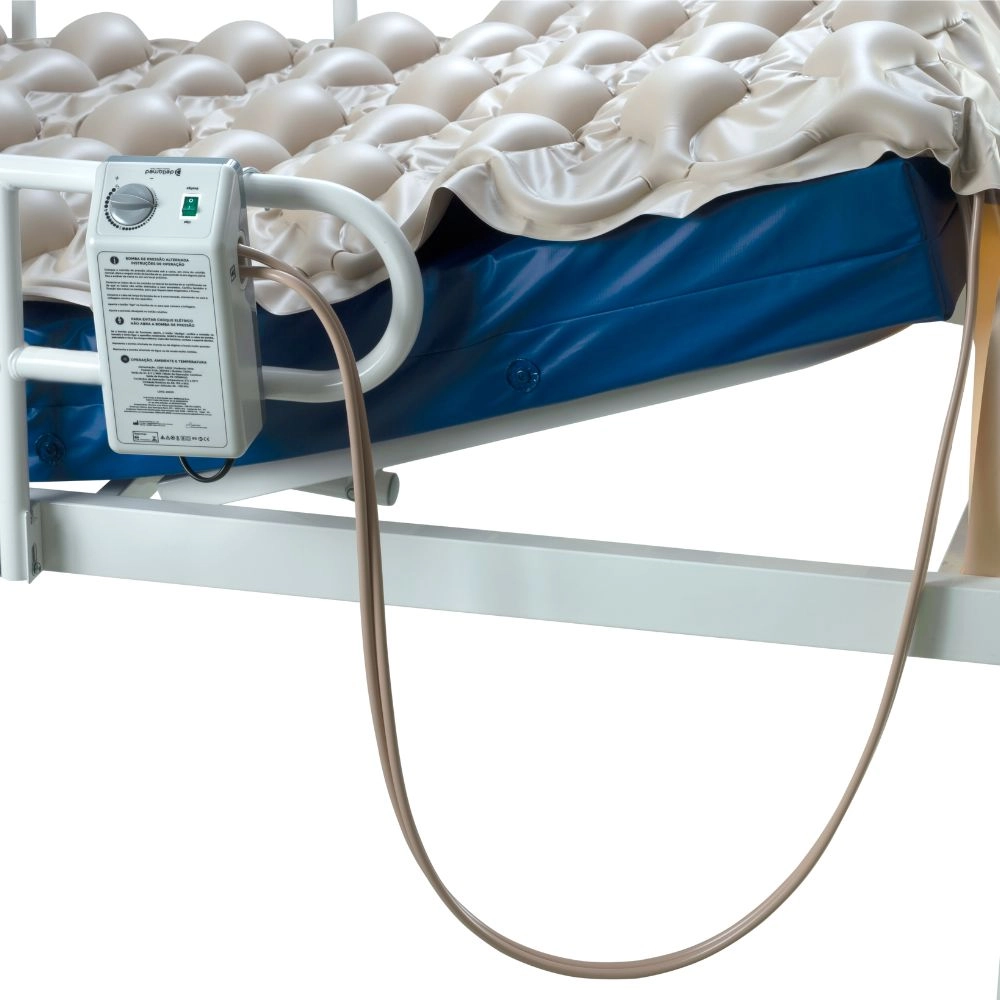 Colchão Pneumático Air Plus Anti Escaras Dellamed Bege 127v