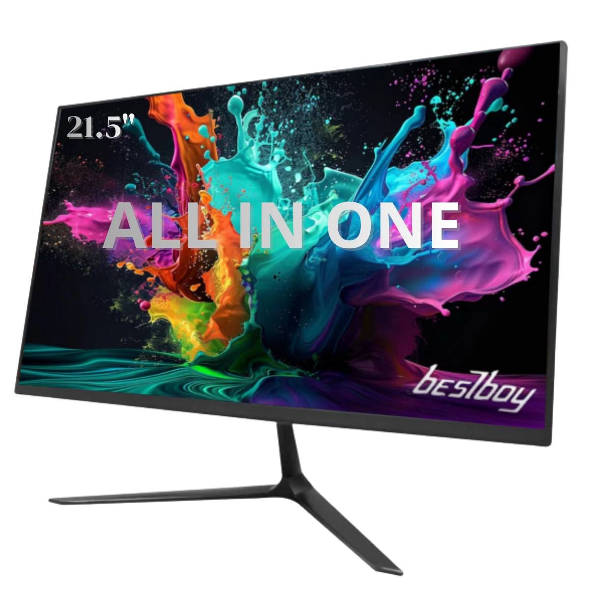 COMPUTADOR AIO IN ONE WORK MACHINE BESTBOY INTEL CORE I5 4º 8GB RAM SSD 240GB MOU TEC 21.5 PT