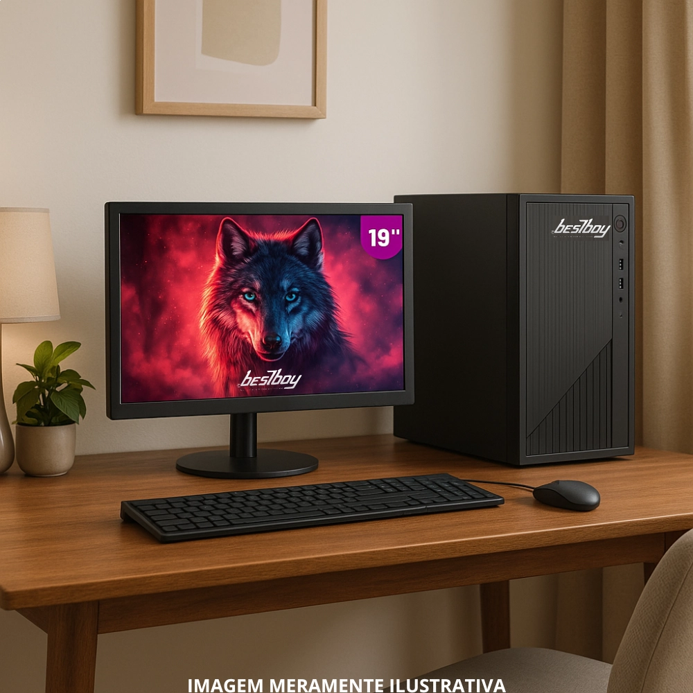 COMPUTADOR COMPLETO BESTBOY INTEL I7 16GB RAM SSD 512GB MONITOR 19" WINDOWS 10