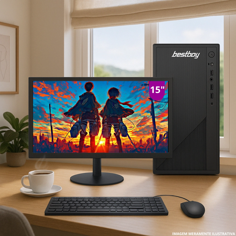 Computador Completo Bestpc Intel I5 8gb Hd 500gb Monitor 15" Windows 10 Trial - BestBoy Computador Completo Bestpc Intel I5 8gb Hd 500gb Monitor 15" Windows 10 Trial - BestBoy