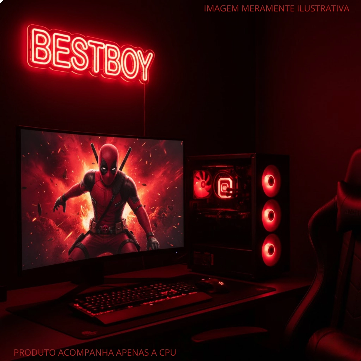 COMPUTADOR GAMER MAX ELITE BESTBOY INTEL CORE I5 13º 16GB RAM SSD 512GB RTX 3050 8GB 500W