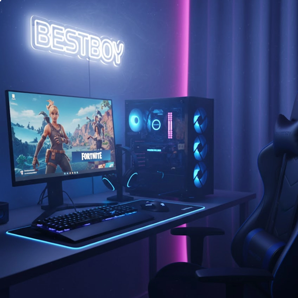 COMPUTADOR GAMER MAX ELITE BESTBOY RYZEN 5 8400F B650M 16GB SSD 512GB FONTE 500W RX580 8GB