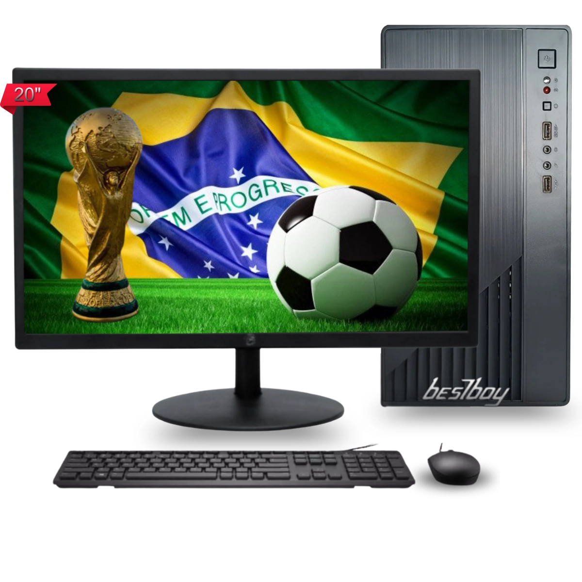 COMPUTADOR OFFICE COMPLETO BESTBOY  I5 4º 16GB 240GB T M MNT 20 PT