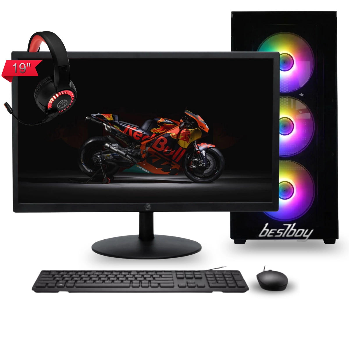 COMPUTADOR OFFICE COMPLETO BESTBOY INTEL CORE I7 3 16GB 480GB T M MNT 19 PT