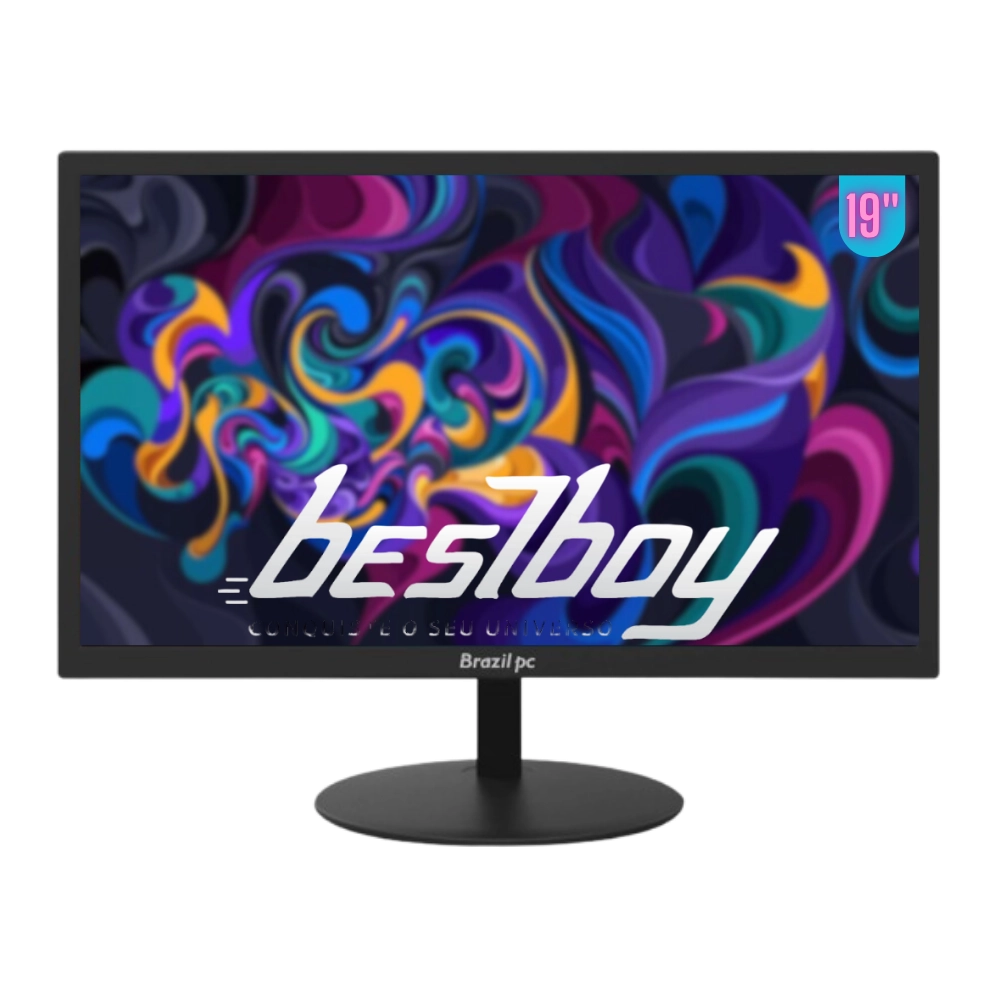 Computador Office Completo Intel Core I3 8gb Ssd 120 Gb Monitor 19" Windows 10 Trial - BestBoy